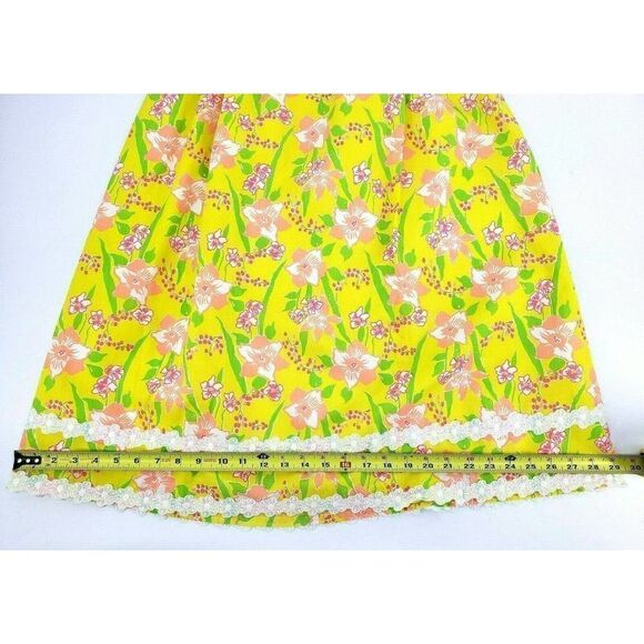 Vintage The Lilly Pulitzer Inc Yellow Skirt Size 12 Sportswear Division - Picture 11 of 12